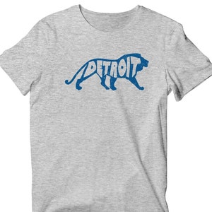 Lion From Detroit T-Shirt, D Town Game Day Short-Sleeve