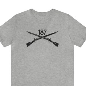 187th Infantry Short Sleeve T-Shirt, Rakkasans Shirt