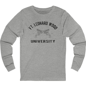 Fort Leonard Wood University Military Police Long Sleeve T-Shirt, Army MP Shirt