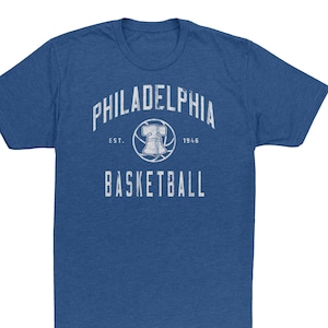 Vintage Philadelphia Basketball Game Day T-Shirt, Distressed Philly Liberty Bell BBall Short Sleeve Tee