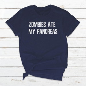 Zombies Ate My Pancreas Diabetes Short Sleeve Shirt Type 1 - Etsy