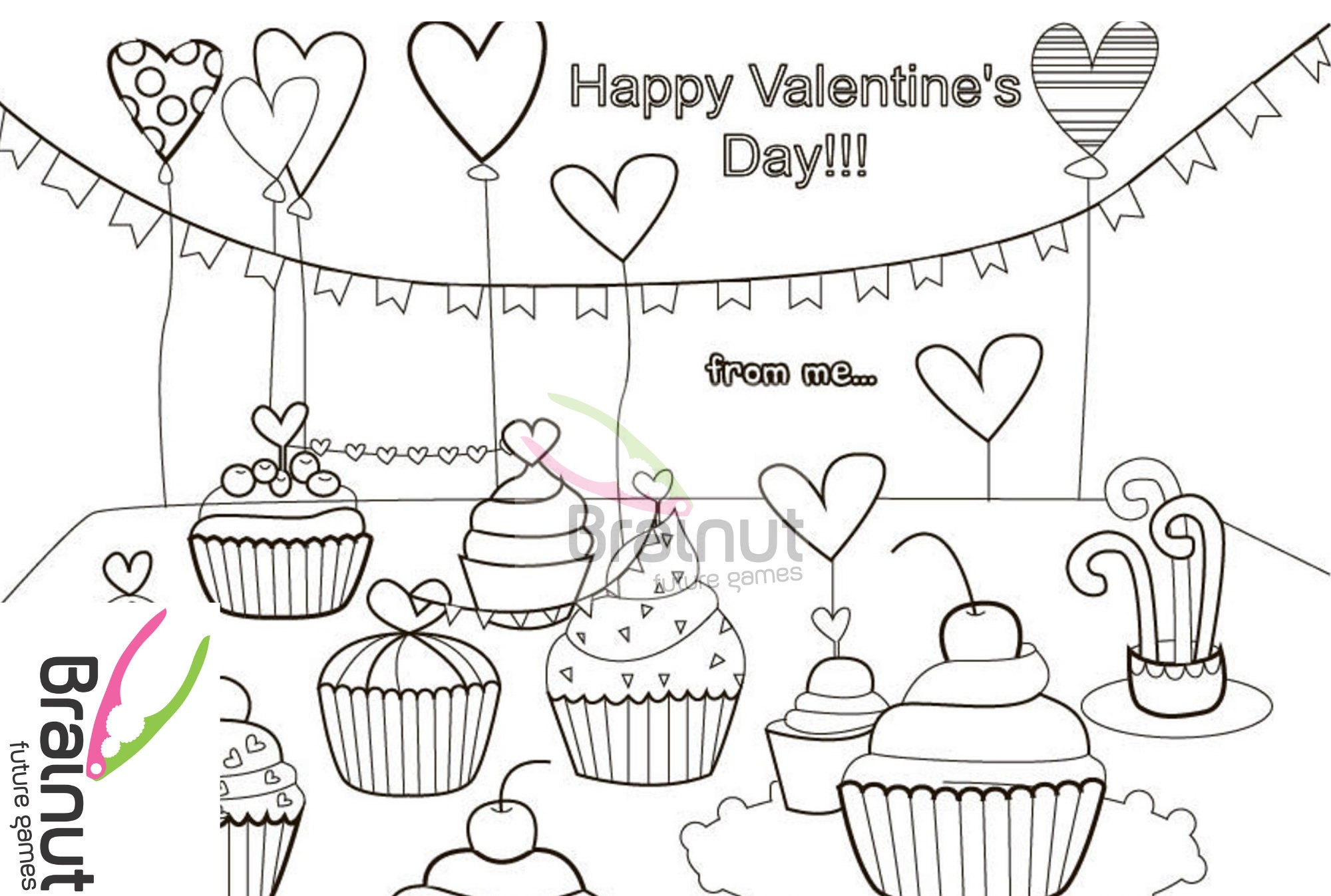 Valentines day coloring pages | Valentine Color Pages | Adult Color Pages | valentines day card for kids