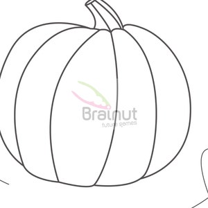 Pumpkin Coloring Sheet Activity, Fall Coloring Printable, Autumn Coloring Pages for Kids, Indoor Activity for kids, Color a Pumpkin