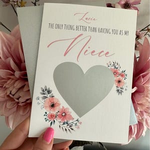 Carte personnalisée à gratter