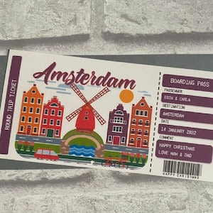 Amsterdam Diorama Postcard Paper Craft -  Israel