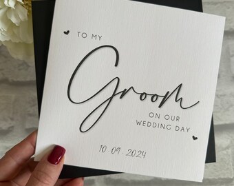 À mon marié le jour de notre mariage, à mon futur mari, le jour de notre mariage