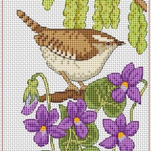 spring birds bell pull