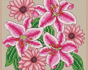 Consider The Lillies Cross Stitch Chart