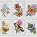 6 butterfly cards
