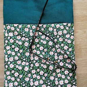 Daisy Buchtragetasche / Buchschutz / Schutzhülle / Personalisierbar / Gepolsterte Notizbuchhülle