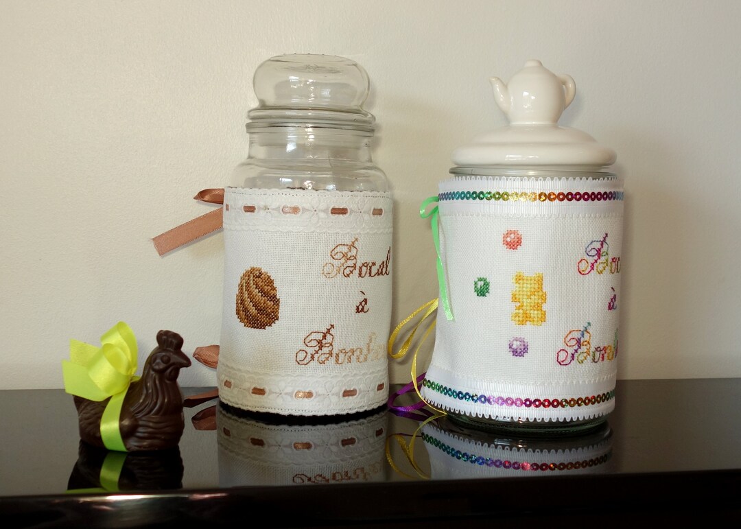 Cache Chocolate Jar Cakes Sweets Coffee or Tea Decoration - Etsy