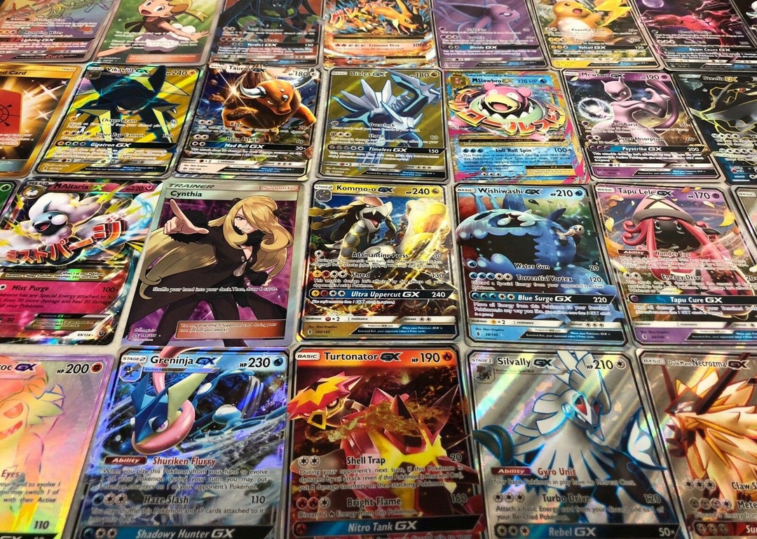 HOLO Ultra Beast GX LOT 10 Cards Custom Pokemon Card Lot 