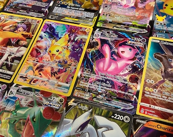 50 Pokemon Cards, Holo and Ultra Rare Guaranteed! Includes Ultra Rare, Holos, & EX/GX/V/VMax or Full Art!