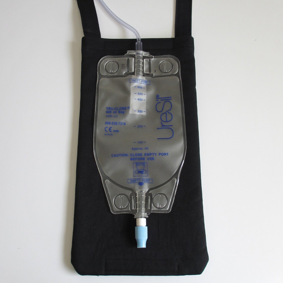Couvercle de sac de néphrostomie NOIR 600 mL avec sangle Etsy