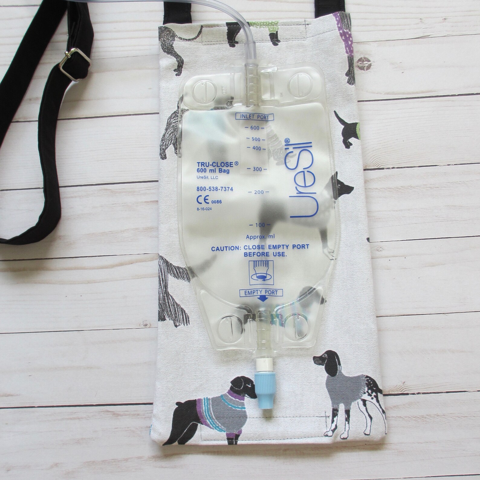 Cross Body Nephrostomy Drainage Bag Cover 600 Ml Catheter Bag Etsy