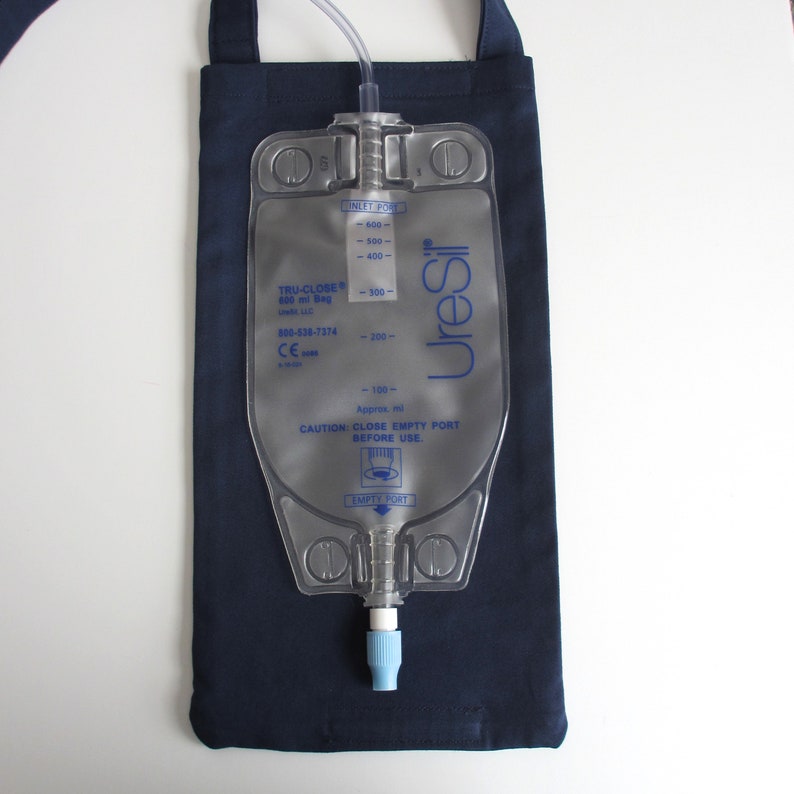 BLUE Cross Body Nephrostomy Bag Drainage Cover 600 Ml Etsy