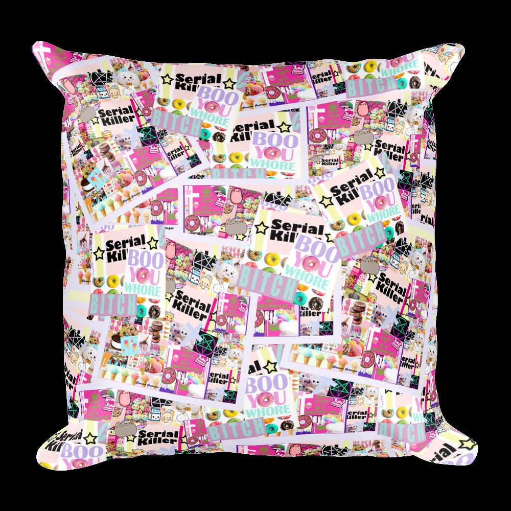 Kawaii montage artwork pillow case kawaii pillow mean girls Etsy