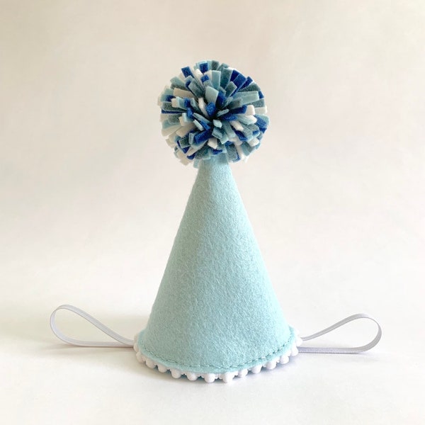 CUSTOM COLORS -- 1st Birthday Party Hat -- Party Hat -- Birthday Party Decor -- Toddler Party Hat -- Felt Party Hat --Smash Cake Photo Shoot