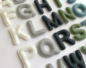 CUSTOM Magnetic Alphabet for Gathre Mat• Felt Alphabet • English Alphabet • Kindergarten Sight Words Toy • Fridge Magnets • ABC • Homeschool