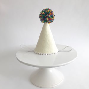 CUSTOM COLORS 1st Birthday Party Hat Party Hat Birthday Party Decor Toddler Party Hat Felt Party Hat Smash Cake Photo Shoot image 7