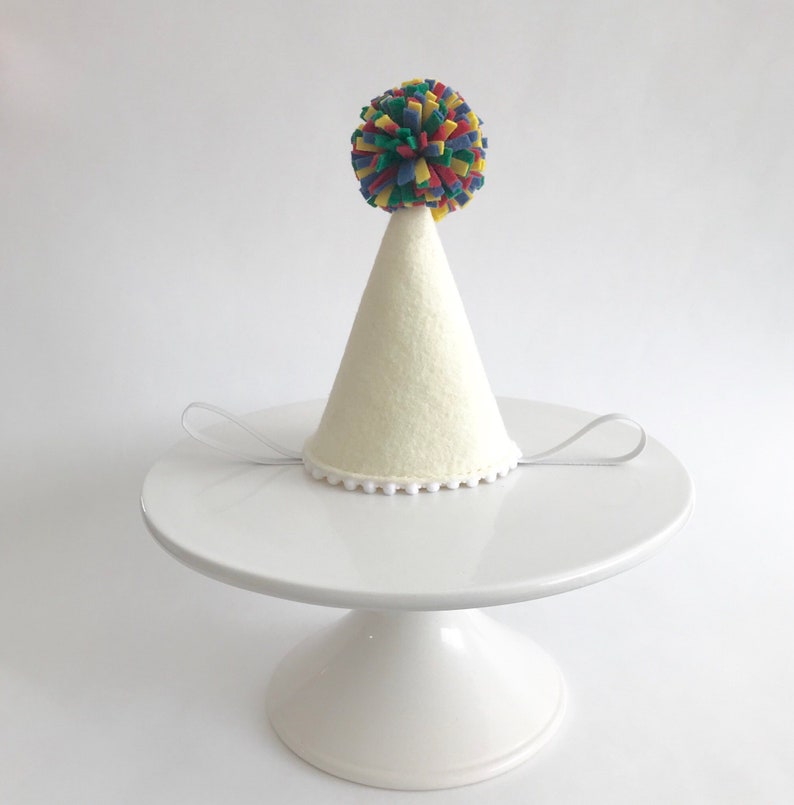 CUSTOM COLORS 1st Birthday Party Hat Party Hat Birthday Party Decor Toddler Party Hat Felt Party Hat Smash Cake Photo Shoot image 7