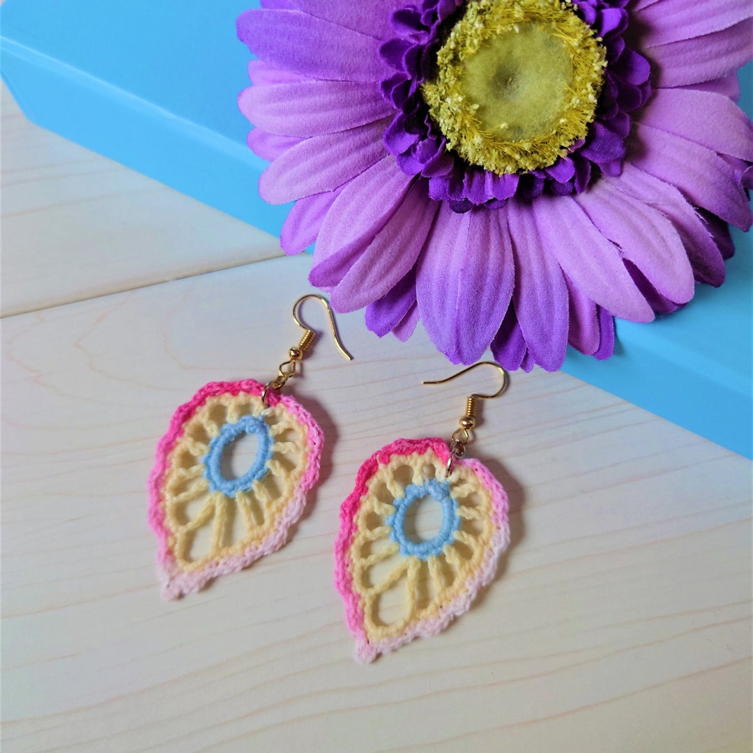 Delicate Pastel Earrings for Woman Lace Wedding Jewelry Etsy New Zealand