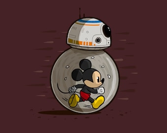 MM8 Tee. A Perfect T-Shirt & Hoodie for Star Wars, BB8, Disney or Mickey Mouse lovers.Free Shipping worldwide.