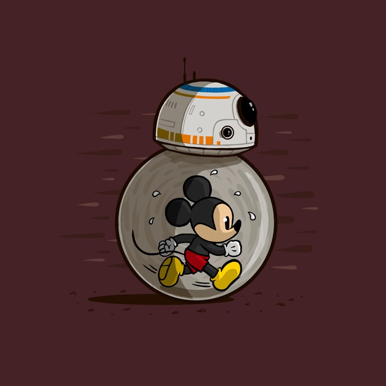 MM8 Tee. A Perfect T-Shirt & Hoodie for Star Wars, BB8, Disney or Mickey Mouse lovers.Free Shipping worldwide. image 1