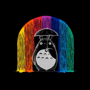 My Colorful Neighbor Tee. A Perfect T-Shirt & Hoodie for Studio Ghibli, Totoro and Miyazaki lovers.Free Shipping worldwide