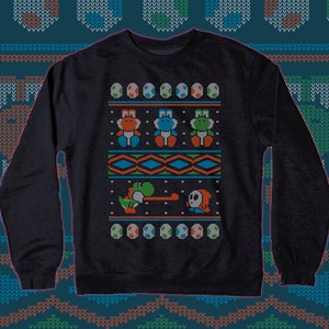 Wool Is Cool Ugly Sweater. Get ready for Christmas with Yoshi. Free Shipping worldwide