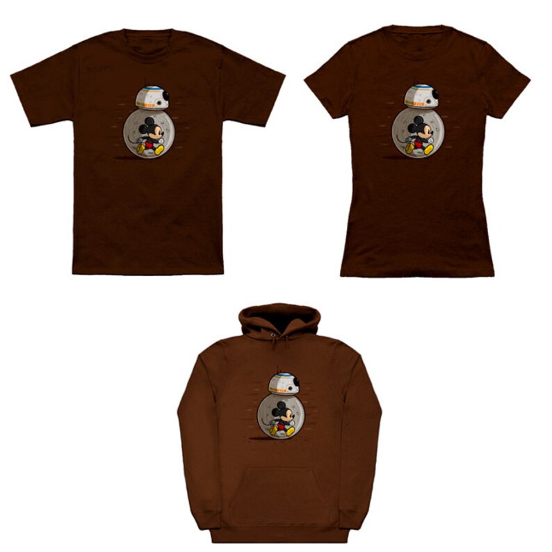 MM8 Tee. A Perfect T-Shirt & Hoodie for Star Wars, BB8, Disney or Mickey Mouse lovers.Free Shipping worldwide. image 2