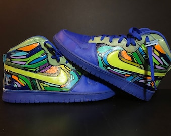 Big Nike High-Blue Custom