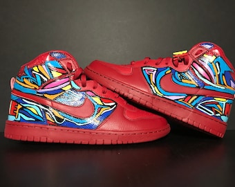 Big Nike High-Red2 Customs