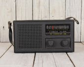 Vintage soviet russian portable transistor, Vintage Sokol radio, Made in USSR radio, Handheld portable radio, Portable radio 70 39 s