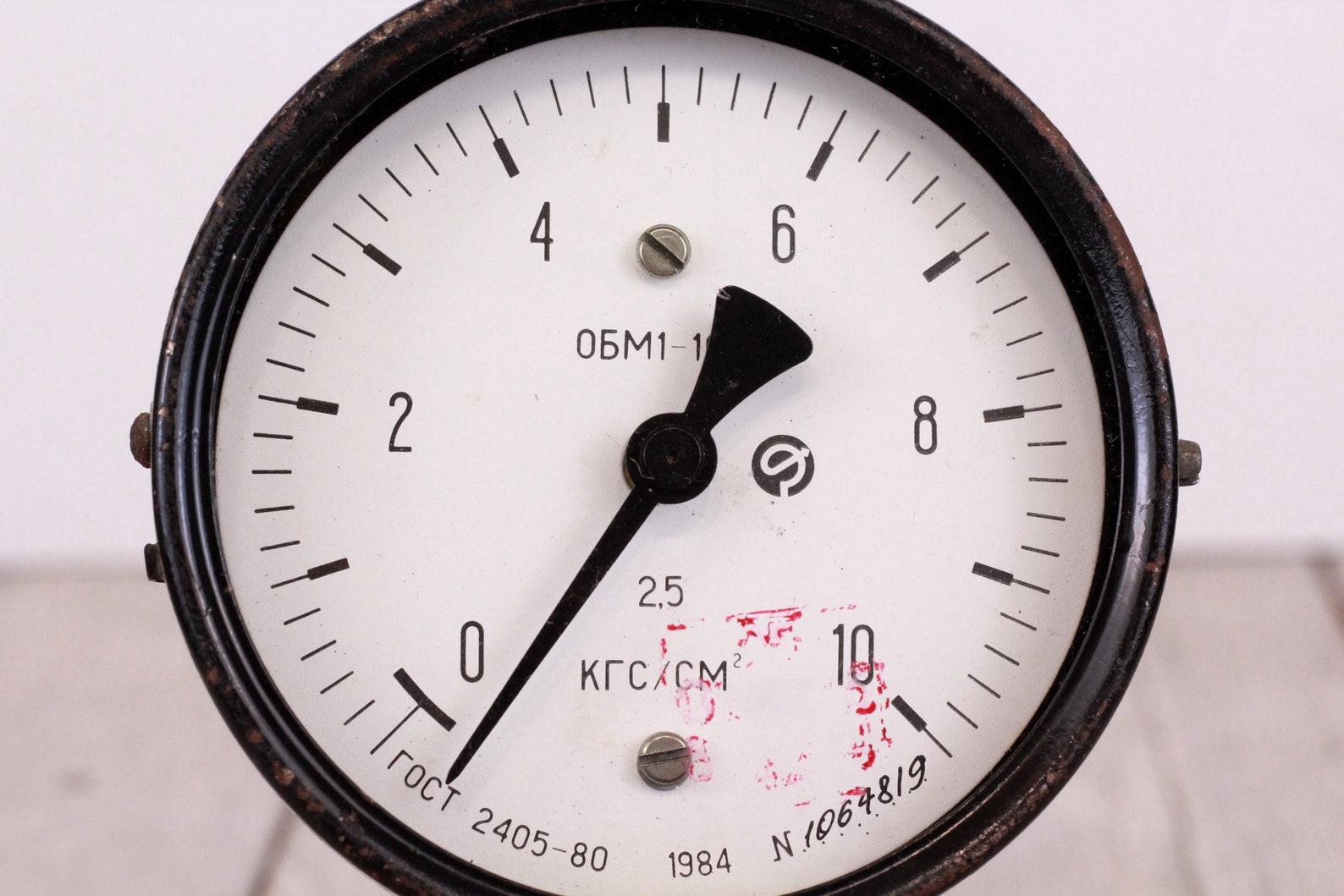 Vintage Air Pressure, Measuring Tool, Manometer, Air Pressure