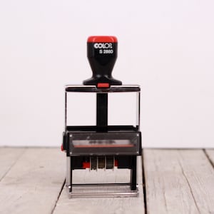 Roller Date Stamp, Numbering Machine, Numbering Stamp, Hand Stamp, Ink Metal Seal, Desk Supply