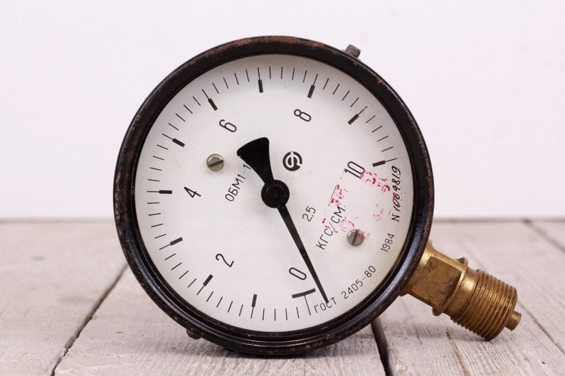 Vintage Air Pressure, Measuring Tool, Manometer, Air Pressure