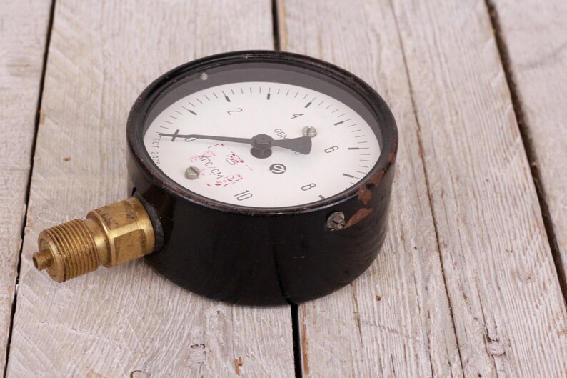 Vintage Air Pressure, Measuring Tool, Manometer, Air Pressure