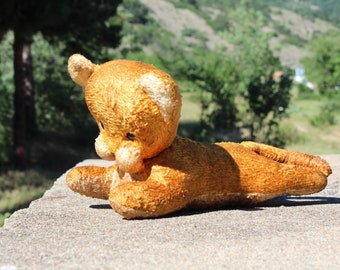 Vintage Plush Tiger Toy: 1950s Collectible