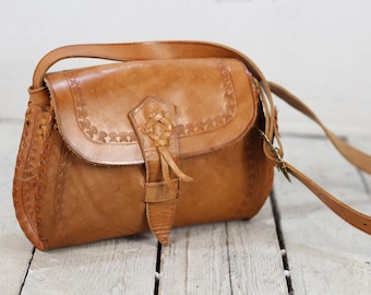 Brown Leather Bag, Handbag