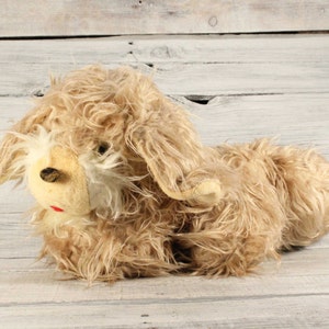 Vintage Plush Poodle Dog Toy, Vintage Plush Toy