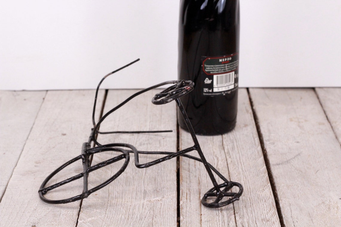 Wine Holder, Vintage Metal Bike Wine Holder, Bicycle Shape Bottle Stand