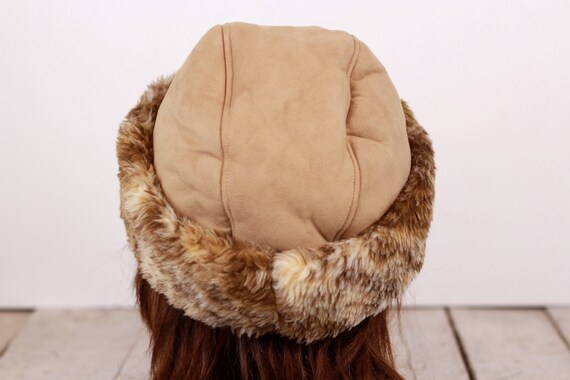 Women Winter Hat, Vintage Lady's Hat, Sheepskin H… - image 4