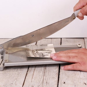 Vintage USSR Photography Guillotine - Photo Cutter Tool