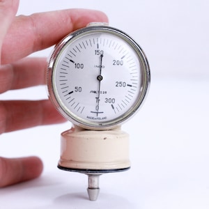 Vintage Manometer for Blood Pressure Meter, Old Manometer, Sphygmomanometer Parts, Manual Blood Pressure Part