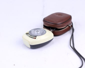 Vintage Light Exposure Meter with Case - Working Photography Tool