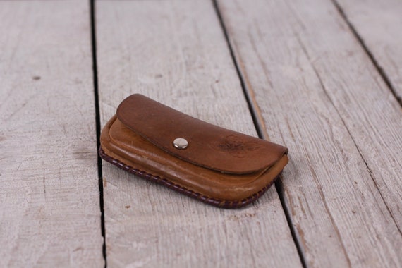 Vintage Key Holder, Leather Key Case, Key Chain, … - image 1