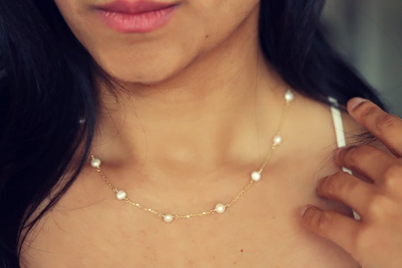 Pearl by deals the yard necklace