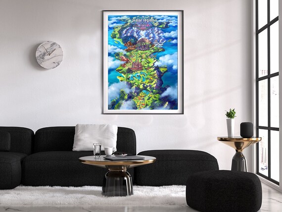 Pokemon Sword And Shield Galar Region Map