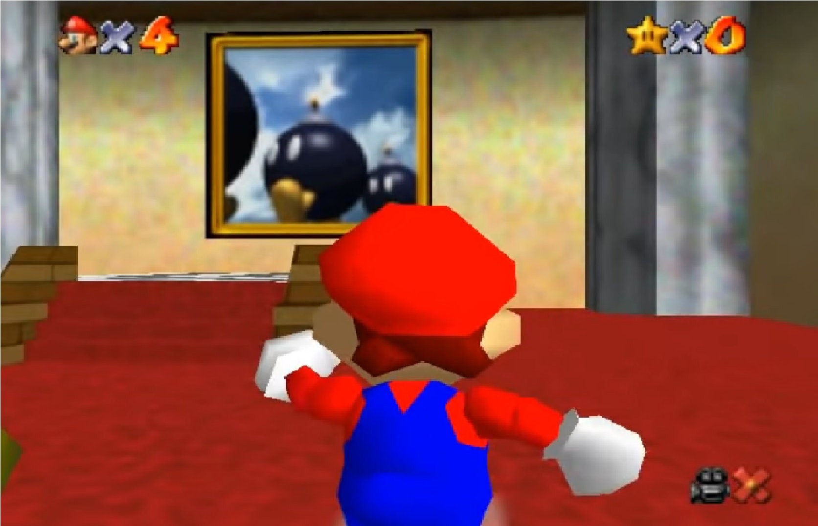 Bob-omb Battlefield Canvas Print – Super Mario 64 Wall Art – Gaming Decor